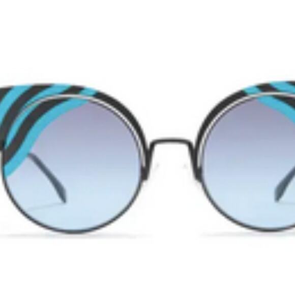Fendi 53mm Modified Cat Eye Sunglasses turquoise main image 13